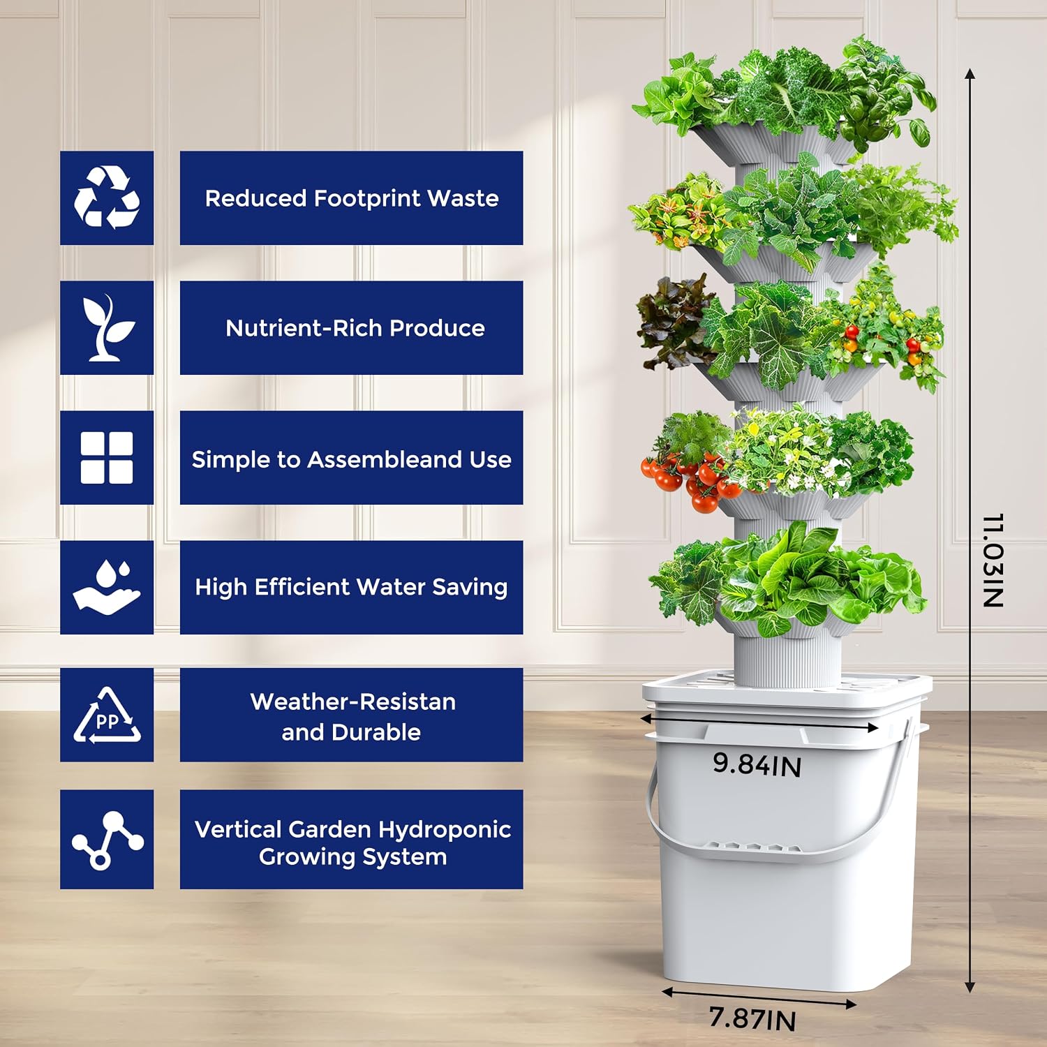 Hydroponics Growing System Kit - Indoor Garden Kit recension och pris
