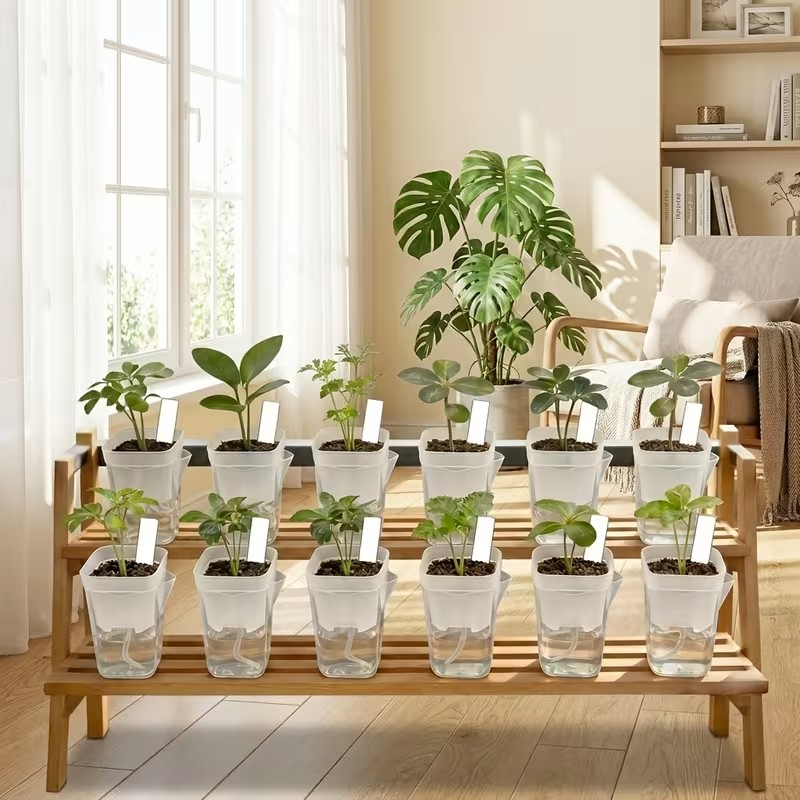16/32 Pack Self-Watering Plant - Plant Monitor recension och pris