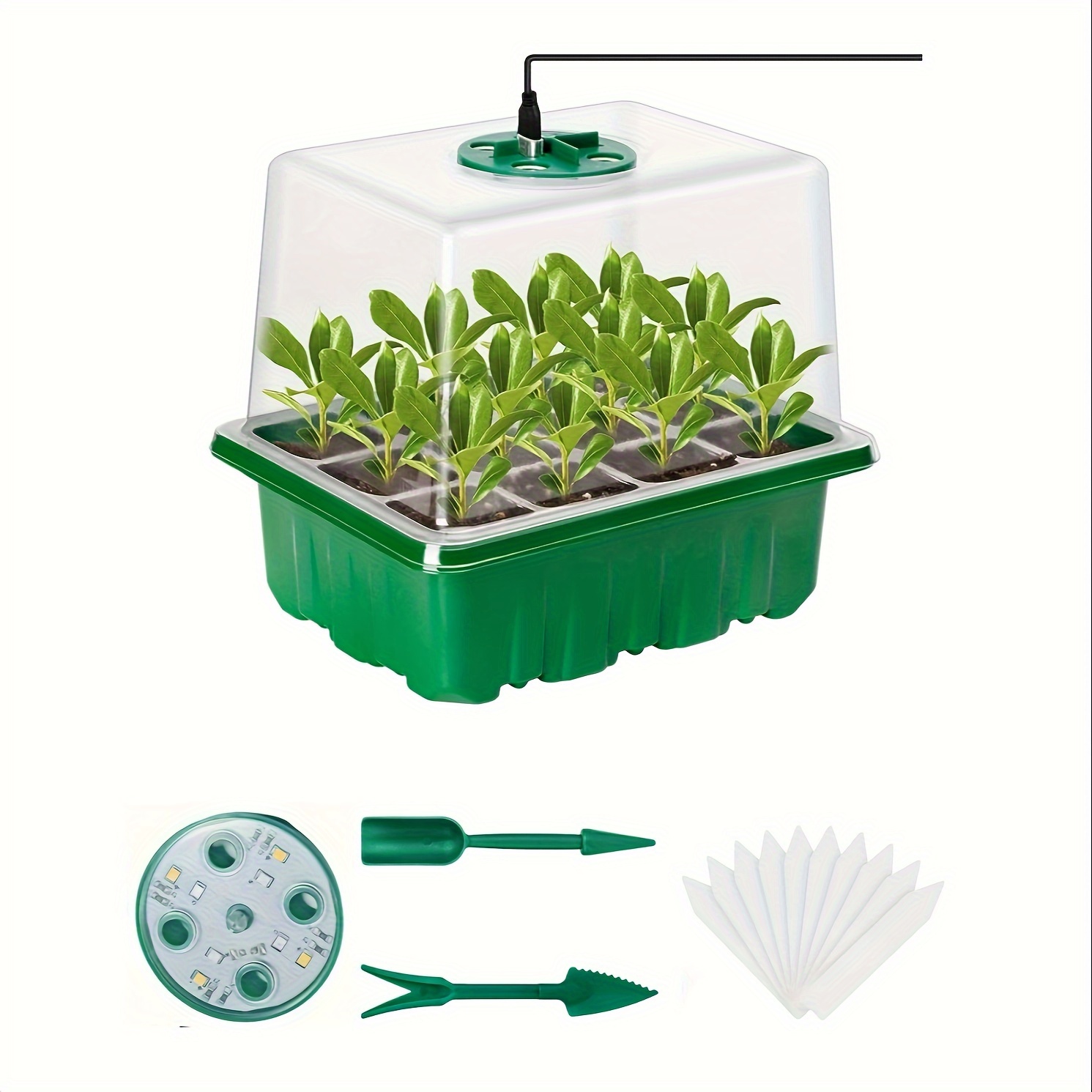 Seedling Starter Kit - 1/2/3 S - Grow Light Led recension och pris