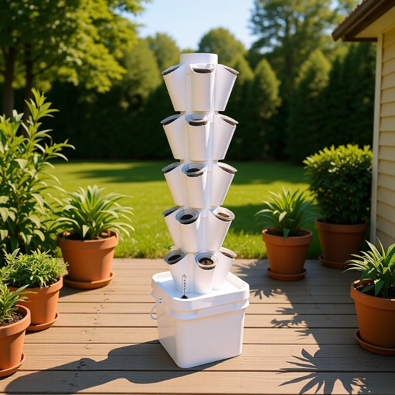8L Desktop Hydroponic Tower So - Hydroponic Tower recension och pris