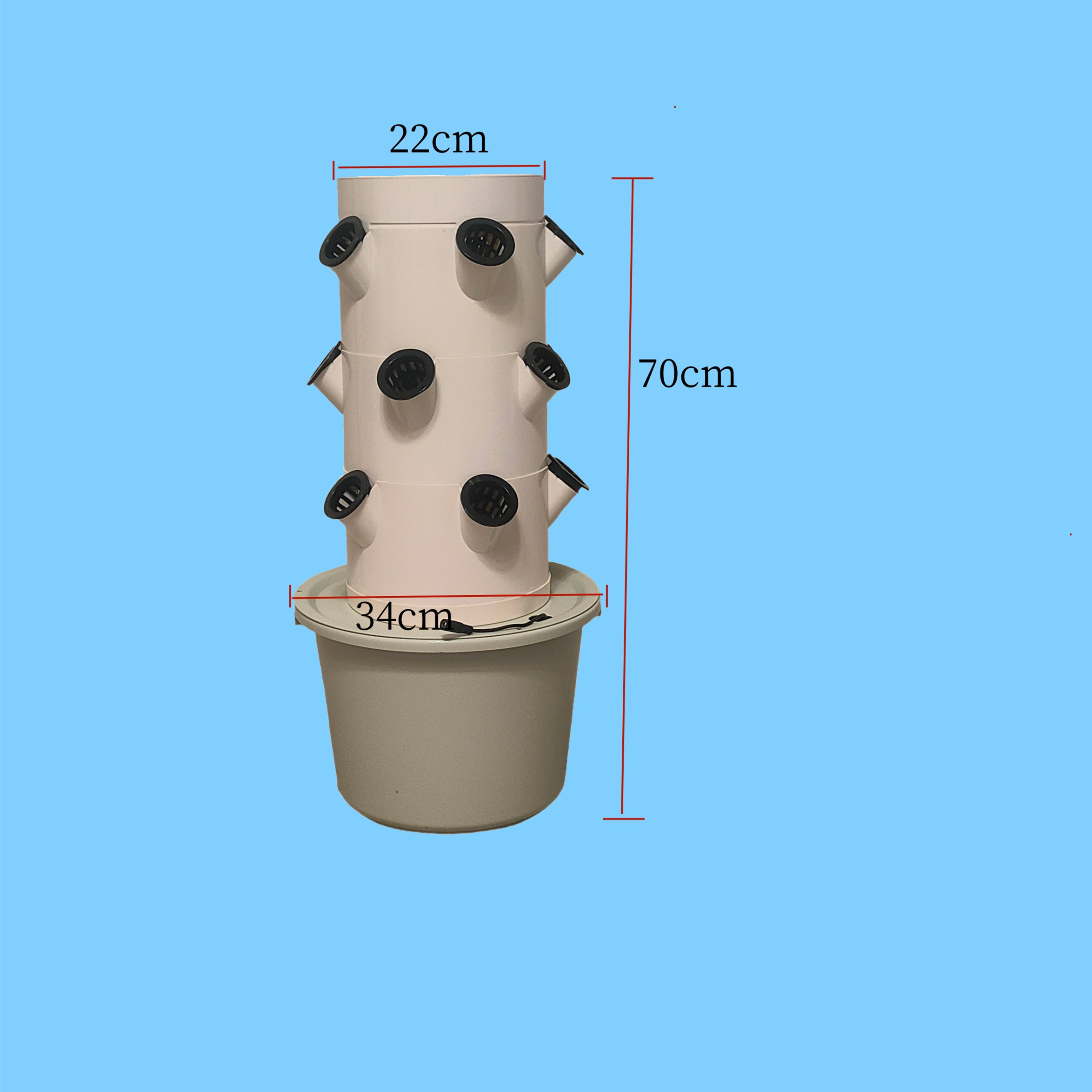 Vertical Hydroponic Growing Sy - Indoor Garden Kit recension och pris