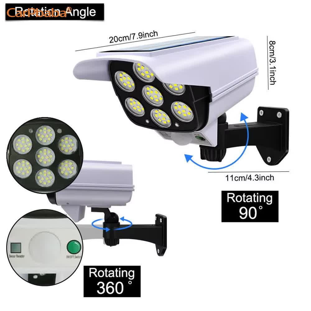 Outdoor Solar Light Motion Sen - Garden Camera recension och pris